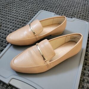 Beige loafers